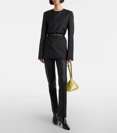 Joseph Coleman leather straight pants | Thumbnail 2 Joseph Coleman leather straight pants | Thumbnail 2