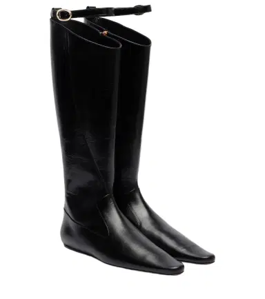 Tory Burch Twisted leather knee-high boots | Thumbnail 1 Tory Burch Twisted leather knee-high boots | Thumbnail 1