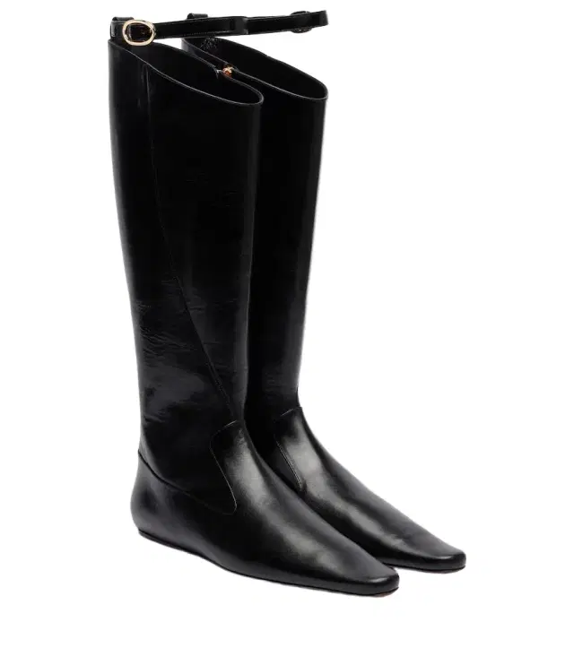 Tory Burch Twisted leather knee-high boots