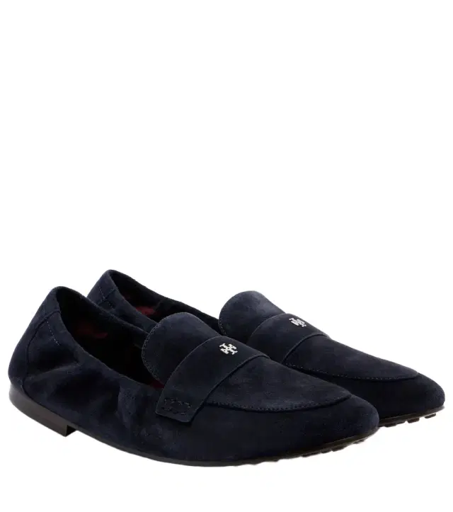 Tory Burch Logo suede loafers