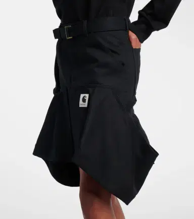 Sacai x Carhartt cotton canvas miniskirt | Thumbnail 3 Sacai x Carhartt cotton canvas miniskirt | Thumbnail 3