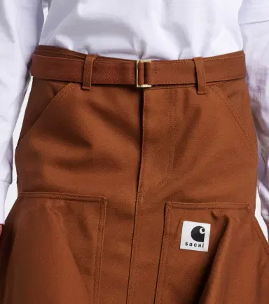 Sacai x Carhartt cotton canvas miniskirt | Thumbnail 2 Sacai x Carhartt cotton canvas miniskirt | Thumbnail 2