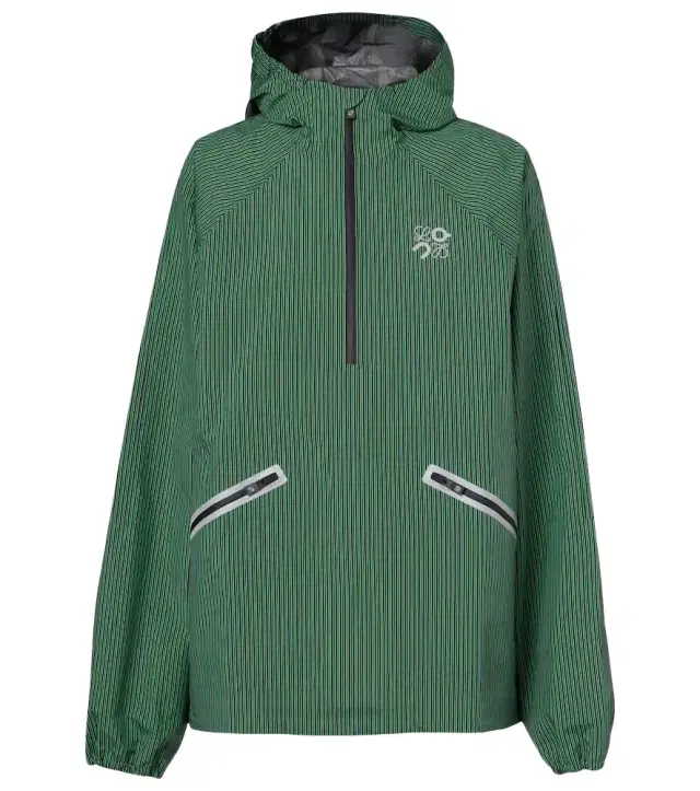 x On Storm striped half-zip jacket