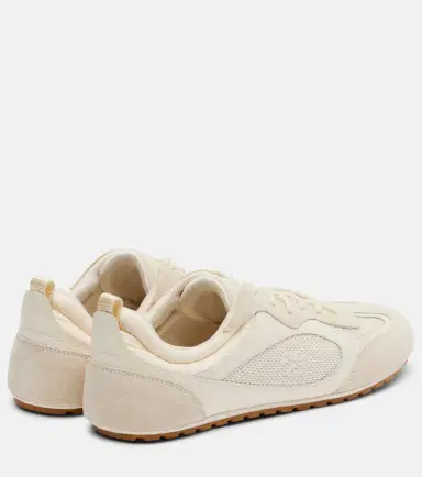 Tory Burch Field suede and leather-trimmed sneakers | Thumbnail 2
