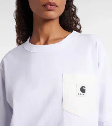 Sacai x Carhartt layered cotton jersey top | Thumbnail 4