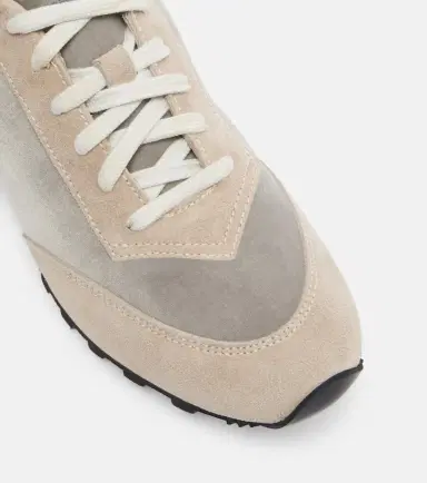 Le Monde Béryl Le Monde Béryl Slim Runner velvet and suede sneakers | Thumbnail 3 Le Monde Béryl Le Monde Béryl Slim Runner velvet and suede sneakers | Thumbnail 3