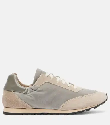 Le Monde Béryl Le Monde Béryl Slim Runner velvet and suede sneakers | Thumbnail 4 Le Monde Béryl Le Monde Béryl Slim Runner velvet and suede sneakers | Thumbnail 4