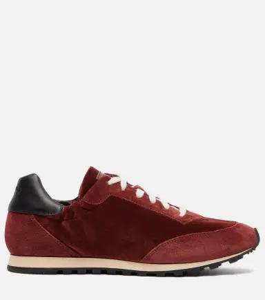 Le Monde Béryl Le Monde Béryl Slim Runner suede-trimmed sneakers | Thumbnail 3 Le Monde Béryl Le Monde Béryl Slim Runner suede-trimmed sneakers | Thumbnail 3