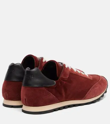 Le Monde Béryl Le Monde Béryl Slim Runner suede-trimmed sneakers | Thumbnail 4 Le Monde Béryl Le Monde Béryl Slim Runner suede-trimmed sneakers | Thumbnail 4