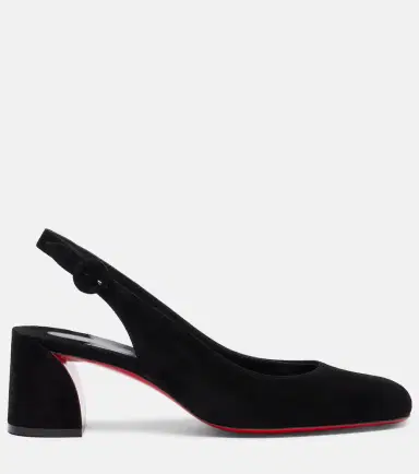 Christian Louboutin So Jane 55 suede slingback pumps | Thumbnail 3