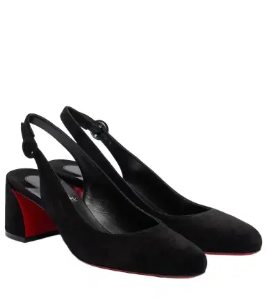 Christian Louboutin So Jane 55 suede slingback pumps | Thumbnail 1