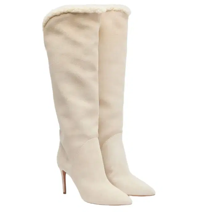 Paris Texas Gaia 85 suede knee-high boots