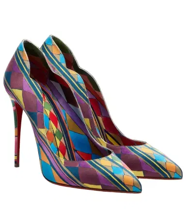 Christian Louboutin Hot Chick satin pumps | Thumbnail 1 Christian Louboutin Hot Chick satin pumps | Thumbnail 1