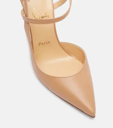 Christian Louboutin Jenlove 100 leather d'Orsay pumps | Thumbnail 2