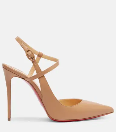 Christian Louboutin Jenlove 100 leather d'Orsay pumps | Thumbnail 3