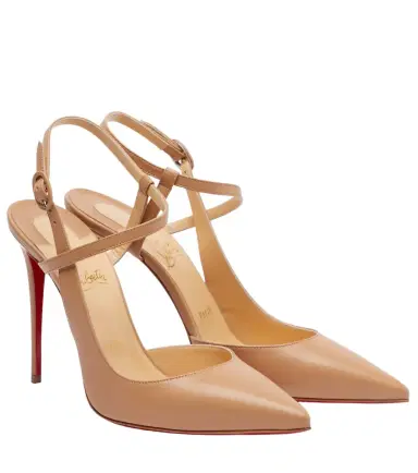 Christian Louboutin Jenlove 100 leather d'Orsay pumps | Thumbnail 1