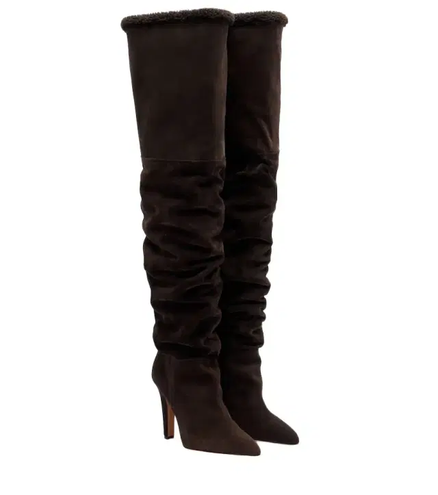 Paris Texas Elsa 100 suede over-the-knee boots