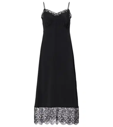 Simone Rocha Lace-trimmed satin slip dress | Thumbnail 1 Simone Rocha Lace-trimmed satin slip dress | Thumbnail 1