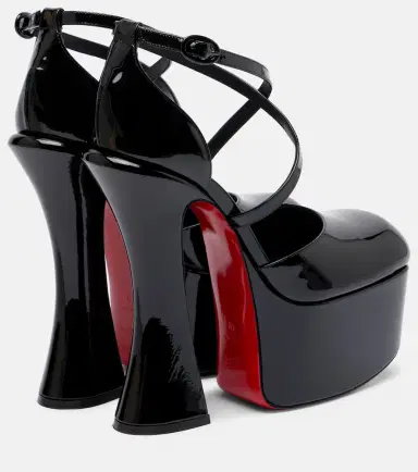 Christian Louboutin Aquadorcet patent leather platform pumps | Thumbnail 3