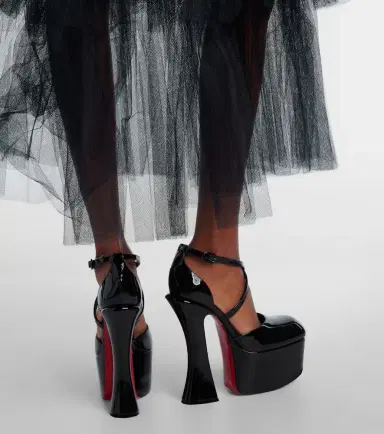 Christian Louboutin Aquadorcet patent leather platform pumps | Thumbnail 5