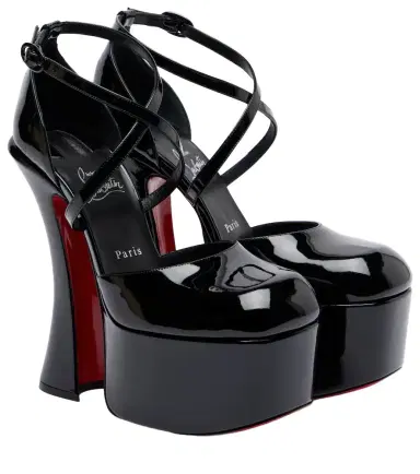 Christian Louboutin Aquadorcet patent leather platform pumps | Thumbnail 1