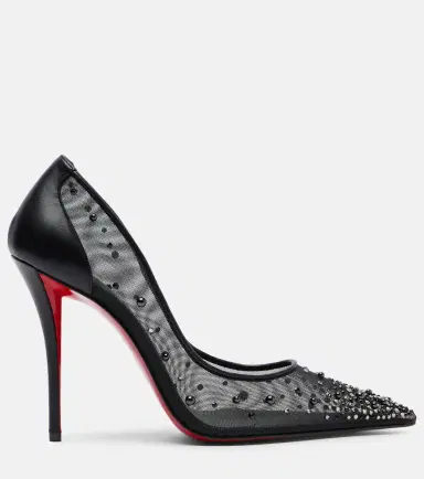 Christian Louboutin Miss Z 100 embellished mesh pumps | Thumbnail 3 Christian Louboutin Miss Z 100 embellished mesh pumps | Thumbnail 3