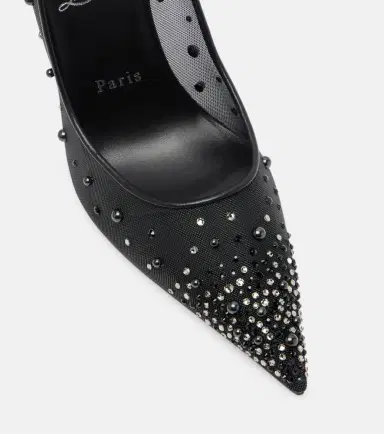 Christian Louboutin Miss Z 100 embellished mesh pumps | Thumbnail 4 Christian Louboutin Miss Z 100 embellished mesh pumps | Thumbnail 4