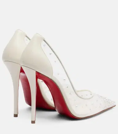 Christian Louboutin Miss Z Degrastrass Perla 100 mesh pumps | Thumbnail 4