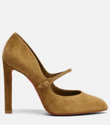 Christian Louboutin Mary Fannylove 100 suede pumps | Thumbnail 2