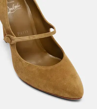 Christian Louboutin Mary Fannylove 100 suede pumps | Thumbnail 4