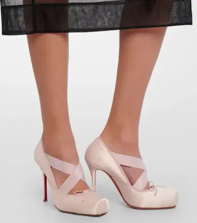 Christian Louboutin Cassiastic 100 crêpe satin pumps | Thumbnail 5 Christian Louboutin Cassiastic 100 crêpe satin pumps | Thumbnail 5