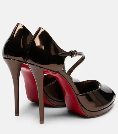 Christian Louboutin Miss Zigourata 120 mirrored leather sandals | Thumbnail 3 Christian Louboutin Miss Zigourata 120 mirrored leather sandals | Thumbnail 3