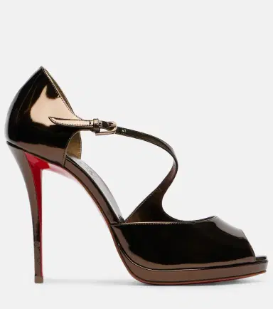 Christian Louboutin Miss Zigourata 120 mirrored leather sandals | Thumbnail 4 Christian Louboutin Miss Zigourata 120 mirrored leather sandals | Thumbnail 4