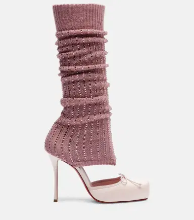 Christian Louboutin Cassia 100 satin pumps | Thumbnail 3