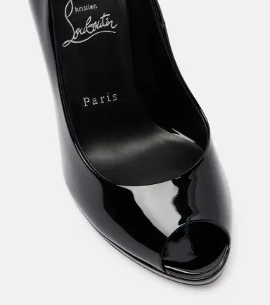 Christian Louboutin Lady Z patent leather peep-toe pumps | Thumbnail 2 Christian Louboutin Lady Z patent leather peep-toe pumps | Thumbnail 2
