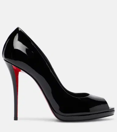 Christian Louboutin Lady Z patent leather peep-toe pumps | Thumbnail 3 Christian Louboutin Lady Z patent leather peep-toe pumps | Thumbnail 3