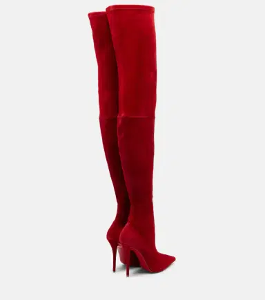 Christian Louboutin Miss Z 100 suede over-the-knee boots | Thumbnail 3