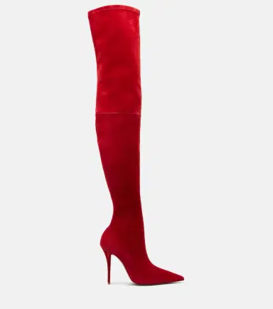 Christian Louboutin Miss Z 100 suede over-the-knee boots | Thumbnail 4
