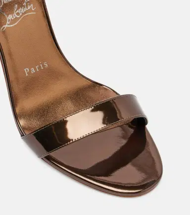 Christian Louboutin Miss Z 100 mirrored leather sandals | Thumbnail 2