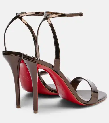Christian Louboutin Miss Z 100 mirrored leather sandals | Thumbnail 4