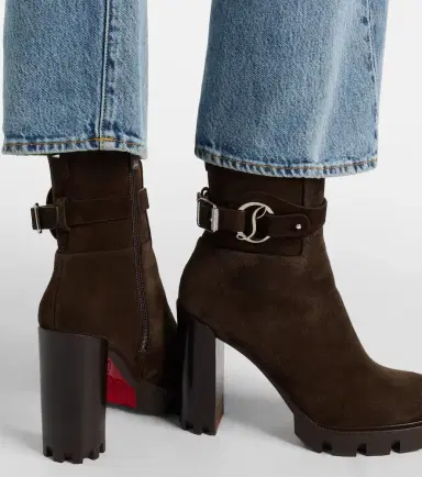 Christian Louboutin Dianouchette 100 suede ankle boots | Thumbnail 5