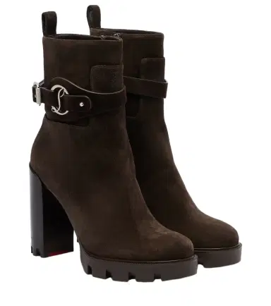 Christian Louboutin Dianouchette 100 suede ankle boots | Thumbnail 1