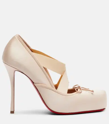 Christian Louboutin Cassiasticina satin pumps | Thumbnail 2