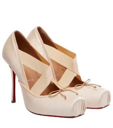 Christian Louboutin Cassiasticina satin pumps | Thumbnail 1