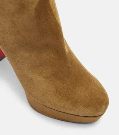 Christian Louboutin Loo Booty 130 suede platform ankle boots | Thumbnail 3