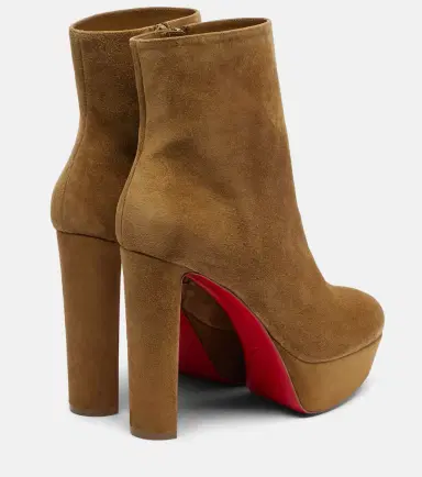Christian Louboutin Loo Booty 130 suede platform ankle boots | Thumbnail 4