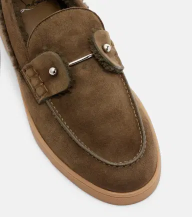 Christian Louboutin Chambeliboat suede slip-on shoes | Thumbnail 2 Christian Louboutin Chambeliboat suede slip-on shoes | Thumbnail 2