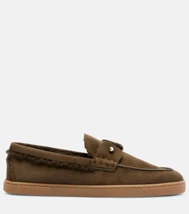 Christian Louboutin Chambeliboat suede slip-on shoes | Thumbnail 3 Christian Louboutin Chambeliboat suede slip-on shoes | Thumbnail 3