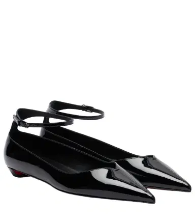Christian Louboutin Erozeena patent leather ballet flats | Thumbnail 1 Christian Louboutin Erozeena patent leather ballet flats | Thumbnail 1