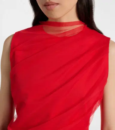 Dorothee Schumacher Draped tulle top | Thumbnail 4